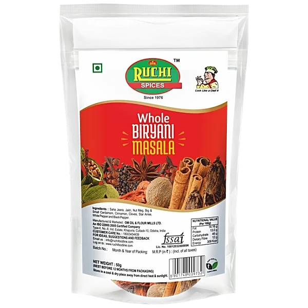 Ruchi Gota Garam Masala 100 g Jar - Biriyani Masala