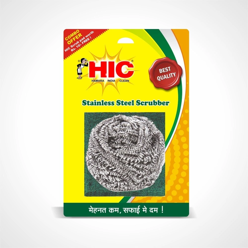 HIC Stainless Steel Scrub Pad Rs:15