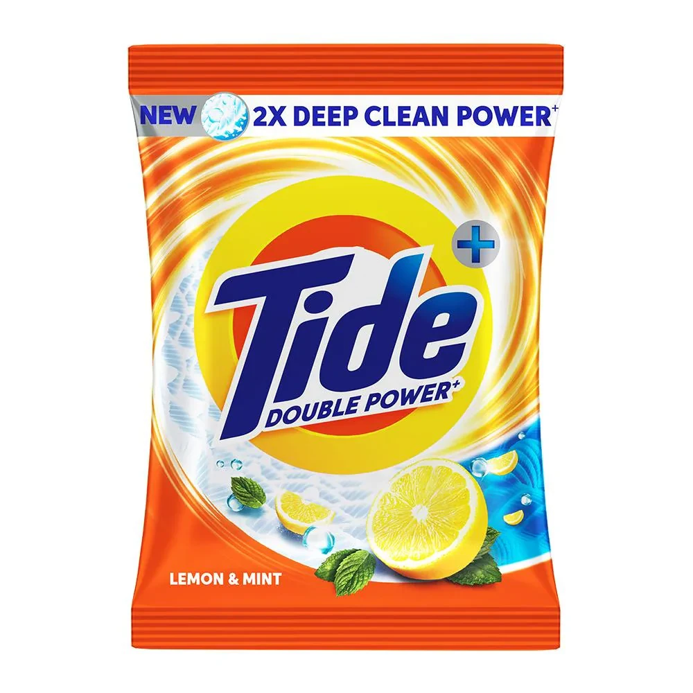 Tide Plus Detergent Washing Powder Extra Power Lemon & Mint, 500g