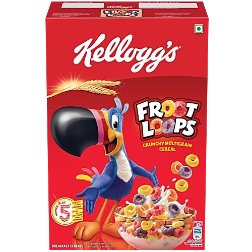 Kellogg's Froot Loops - Crunchy Multigrain Cereal 2*285g