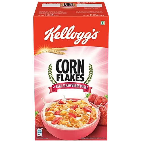 Kellogg's Real Strawberry Puree Corn Flakes 300g