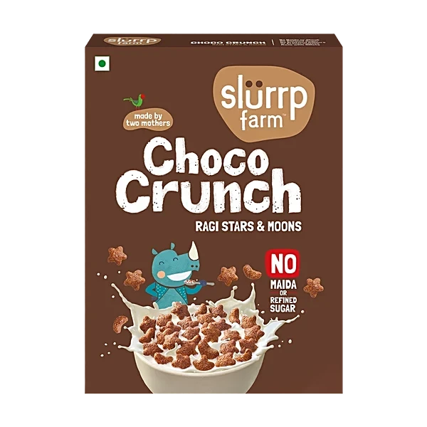 Slurrp Farm Choco Crunch Breakfast Cereal for Kids 300g