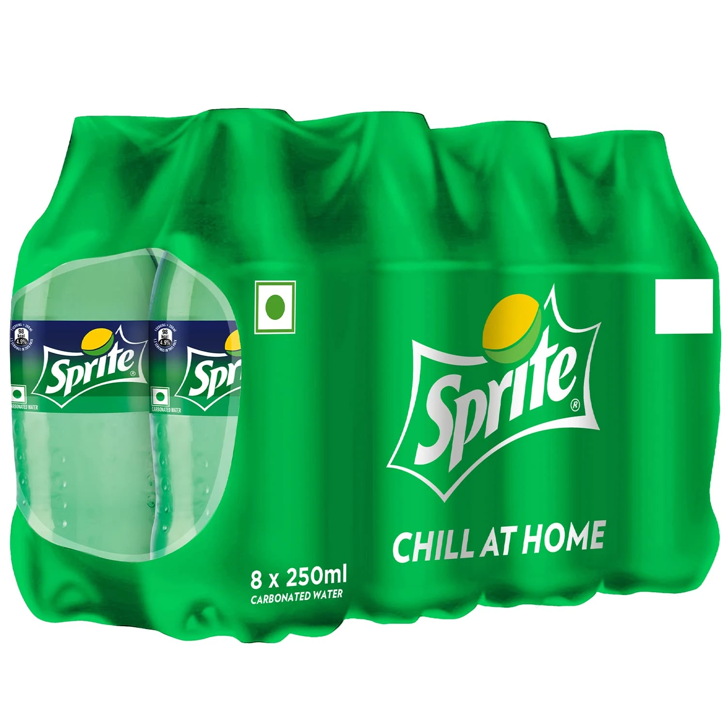 Sprite Lemon Lime Flavor Soft Drink 250 ml (Pack of 8)