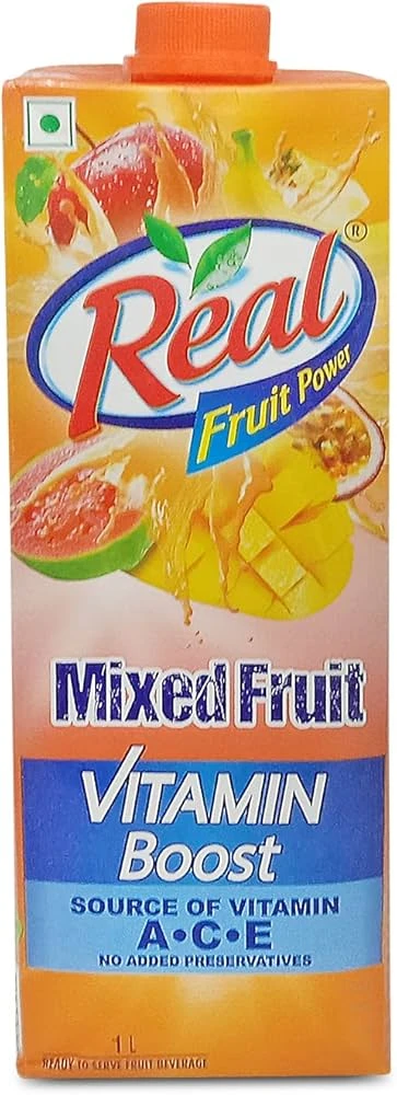Real Fruit Power Vitamin Boost Mixed Fruit Juice 1 L