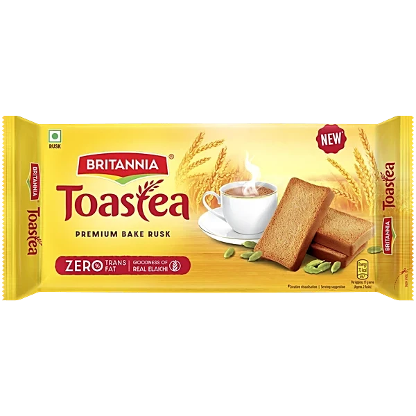 Britannia Toastea Elaichi Bake Rusk 250 g (Pack)