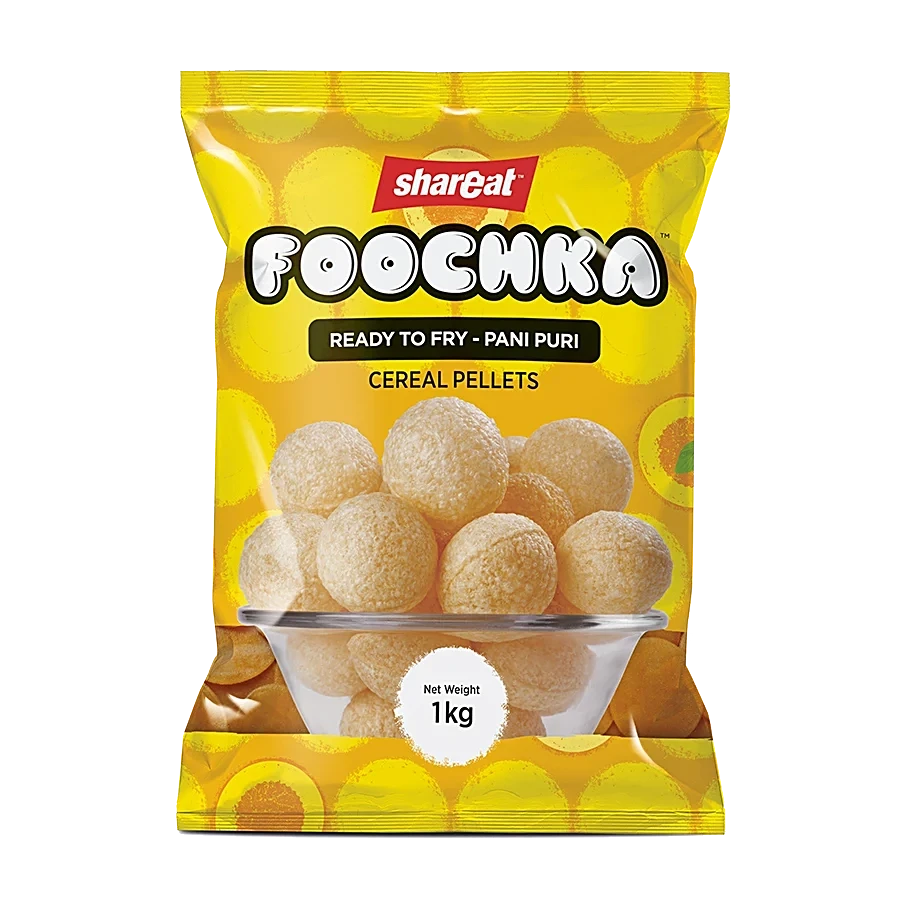 Shareat Foochka Ready to Fry Pani Puri Papad 1 kg