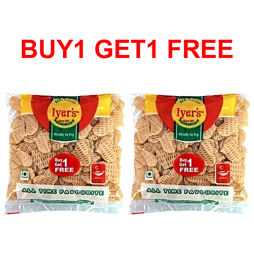 Iyer's Rice Wafers Papad 140 g (Buy 1 Get 1 Free)