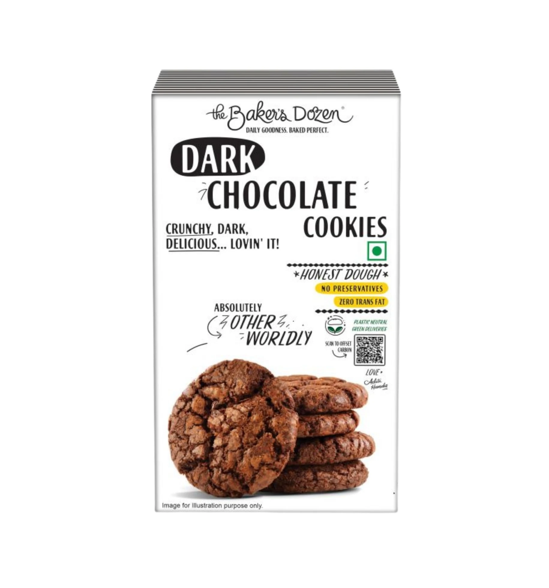 The Baker's Dozen Dark Chocolate Cookies 100gm