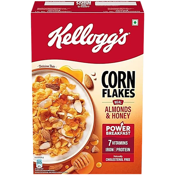 Kellogg's Real Almond Honey Corn Flakes 650gm