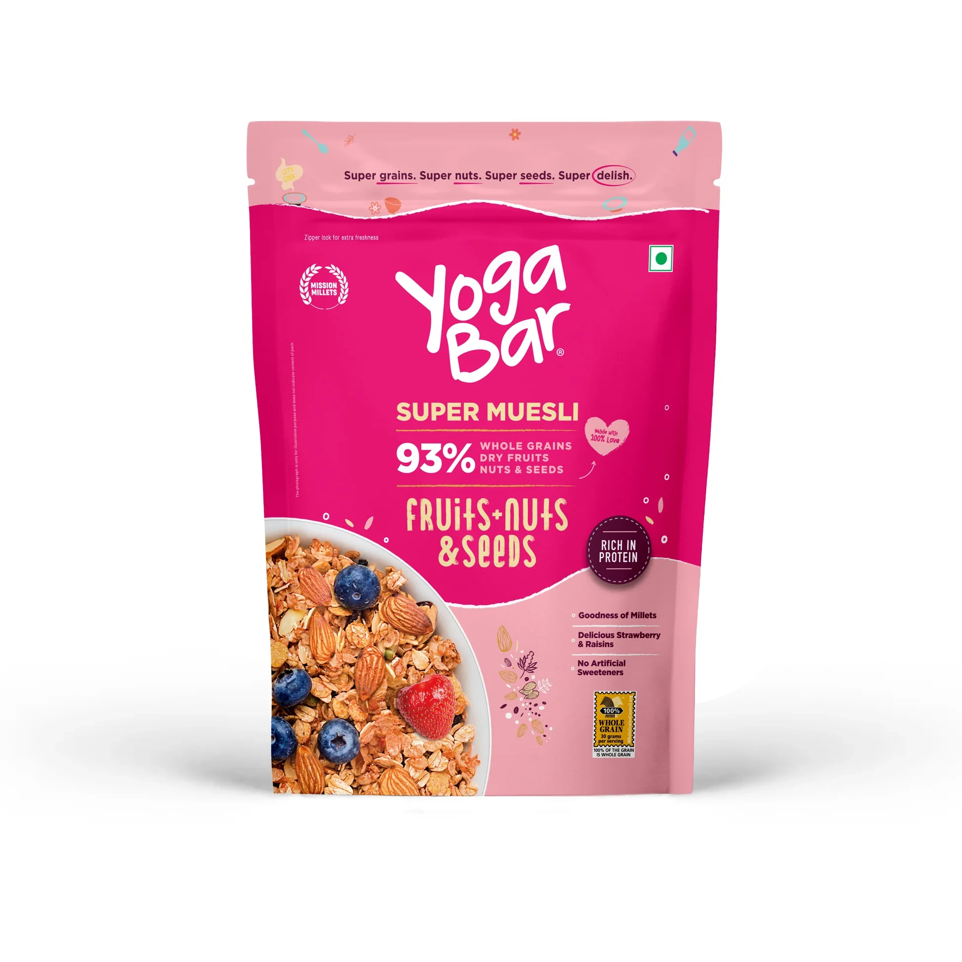 Yoga Bar Fruits + Nuts & Seeds Muesli 700gm
