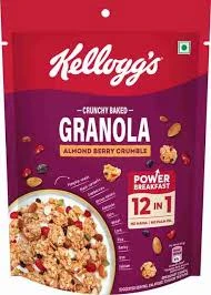Kellogg's Crunchy Almond Berry Crumble Granola 140gm