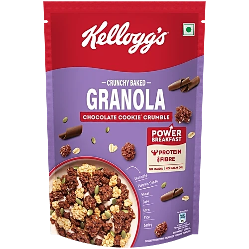 Kellogg's Crunchy Chocolate Cookie Crumble Granola 400gm