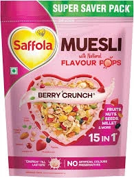 Saffola Muesli Berry Crunch (No Added Sugar) 700gm