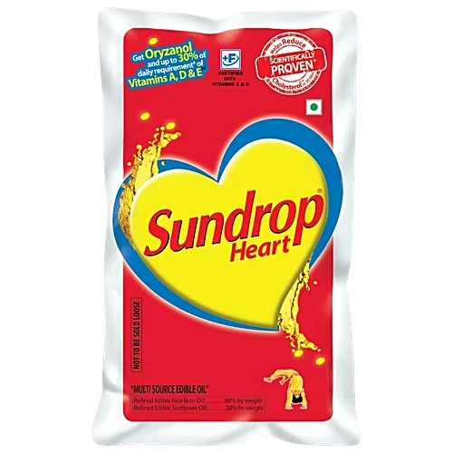 Sundrop Heart Rice Bran Based Blended Oil 910 g