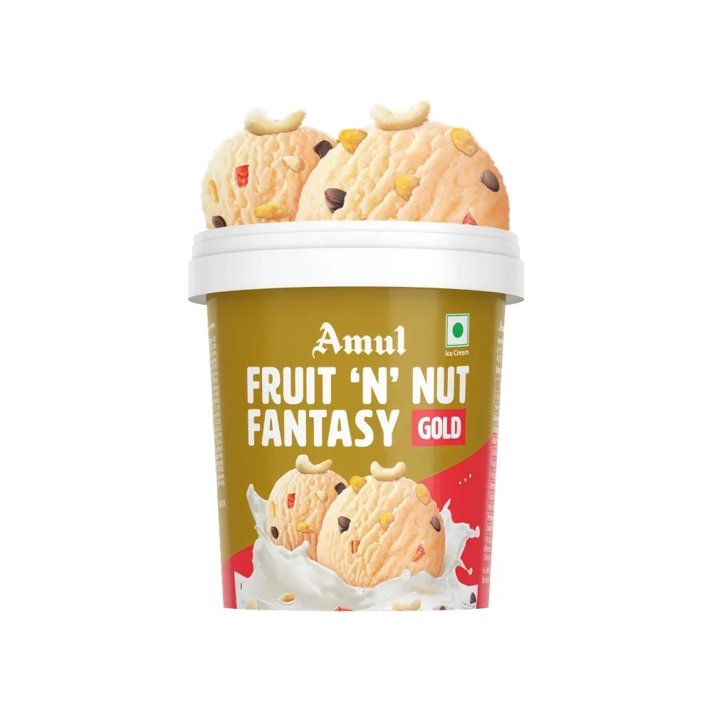 Amul Gold Fruit N Nut Fantasy Ice Cream Cup 125ML