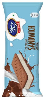 Dairy Day Ice Cream Sandwich (Vanilla) 80ML