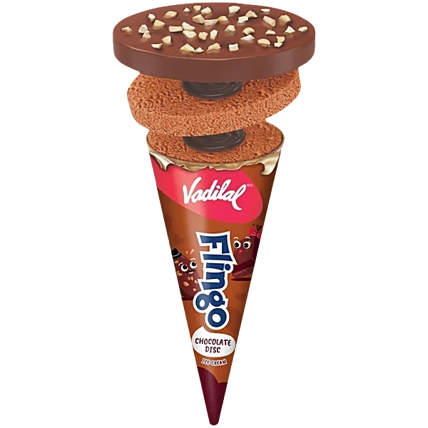 Vadilal Flingo Cookie Disc Ice Cream Cone 110ml