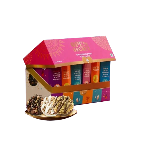 Open Secret Celebration Chocolate Biscuits Gift Pack (Zero Maida) 150gm