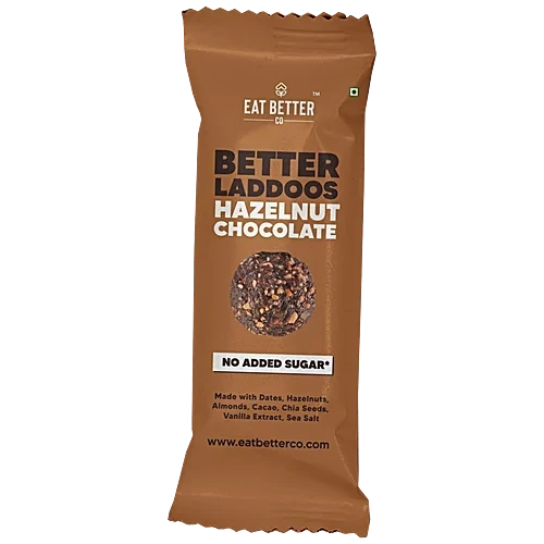 Hazelnut & Chocolate Sugar-Free Laddu by Eat Better Co 40 g