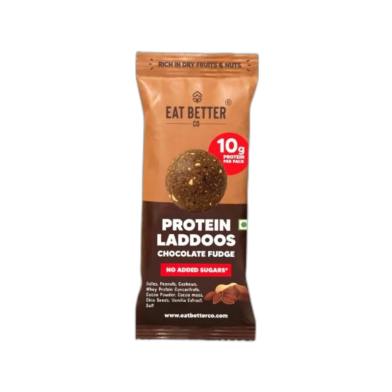 Chocolate Fudge Protein Laddu by Eat Better Co 44 g