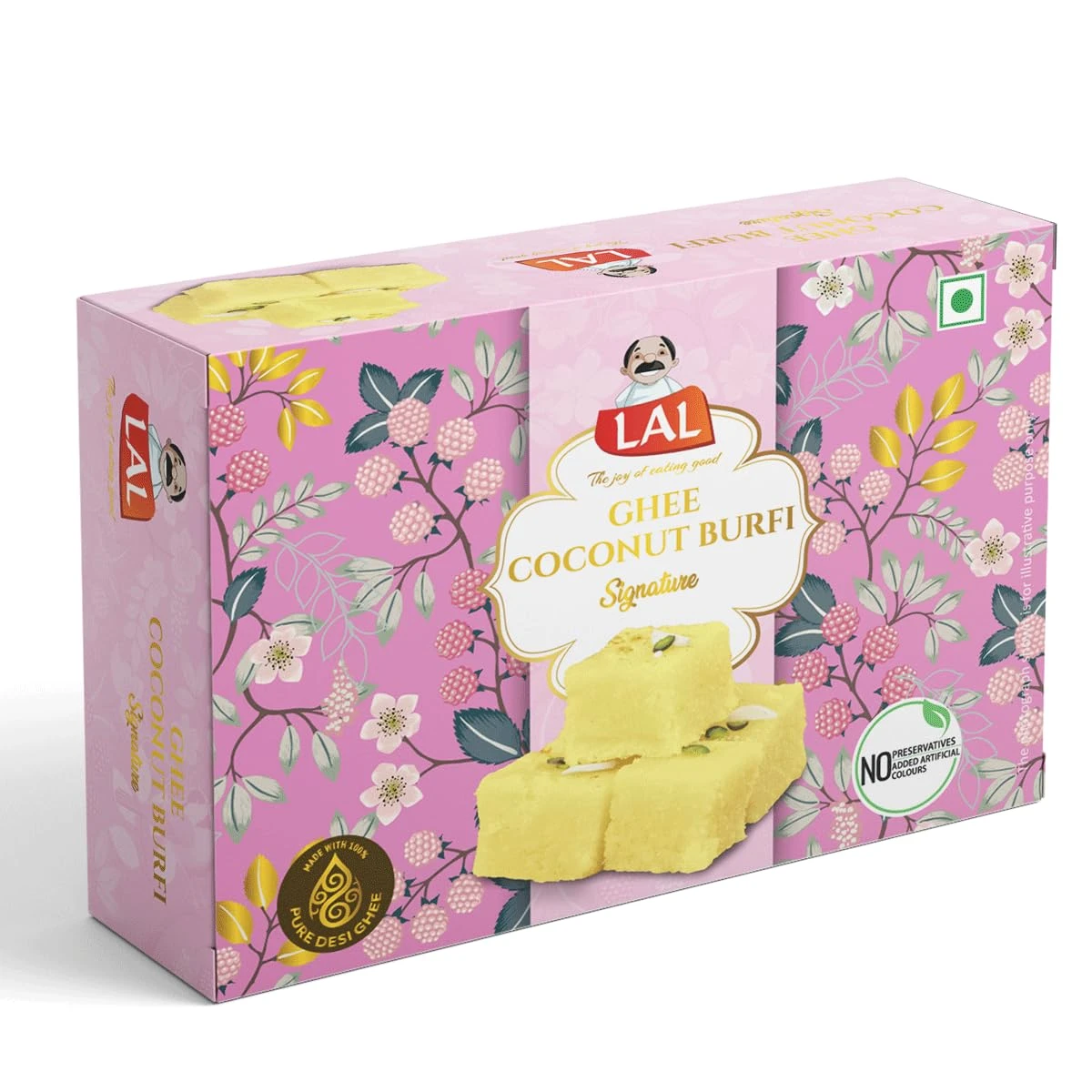 Ghee Coconut Burfi by Lal 200 g