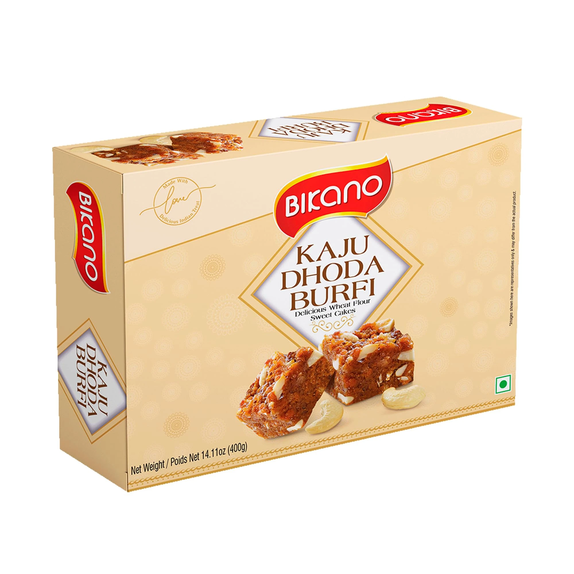 Kaju Dhoda Burfi by Bikano 400 g