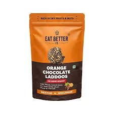 Orange Chocolate No Added Sugar Laddu by Eat Better Co 200 g