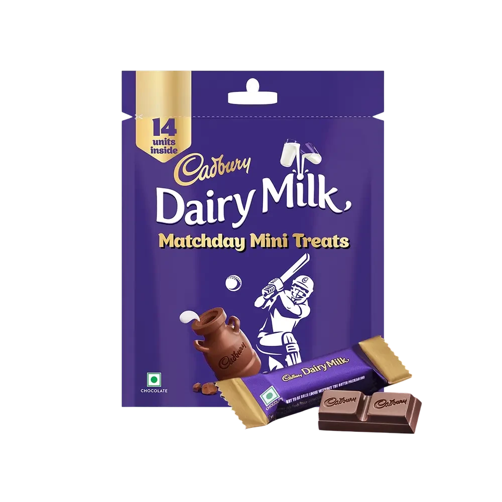 Cadbury Dairy Milk Chocolate Mini Treats Cricket Pack 98g