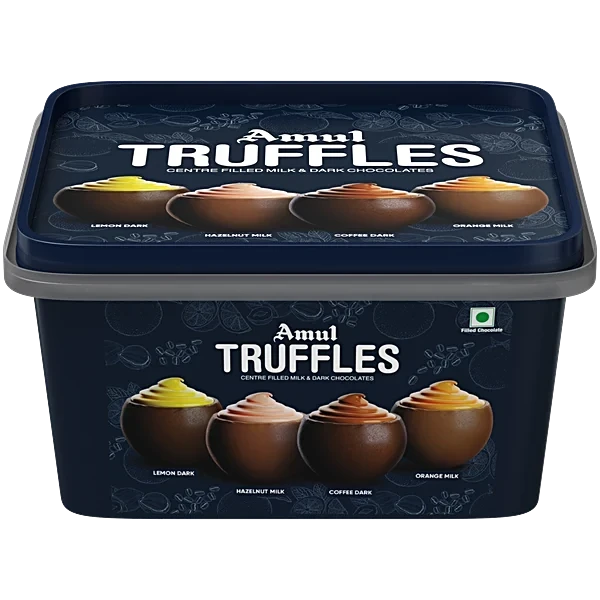 Amul Truffles Center Filled Milk & Dark Chocolate Bar 308 g