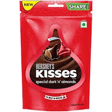 Hershey's Kisses Special Dark N Almonds Dark Chocolate Pack 100.8 g