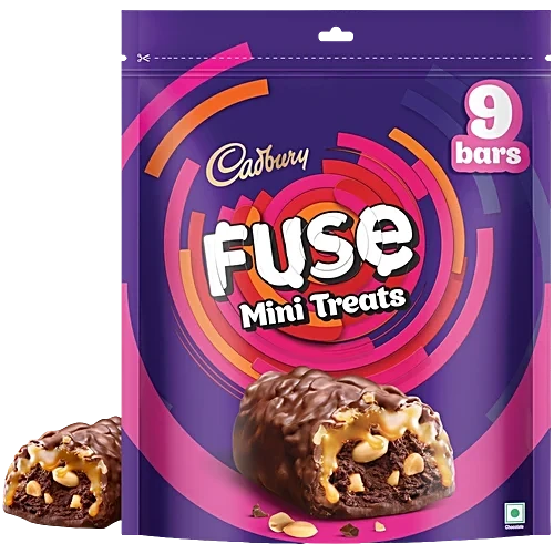 Cadbury Fuse Mini Treats Filled Bar Chocolate Pack 117g