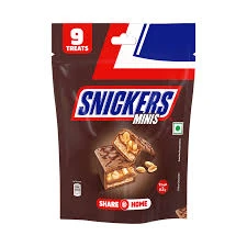Snickers Nougat & Caramel Miniatures Filled Bar Chocolate Pack 138g