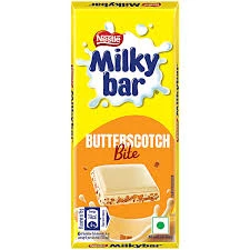 Nestle Milkybar Butterscotch Bite White Chocolate Bar 45 g