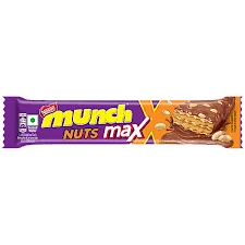Nestle Munch Max Nuts Double Choco Coated Wafer Bar 37.5 g