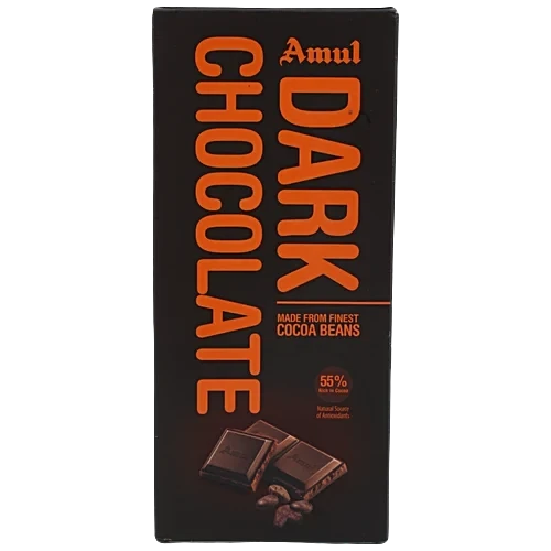 Amul 55% Cocoa Dark Chocolate Bar 150g