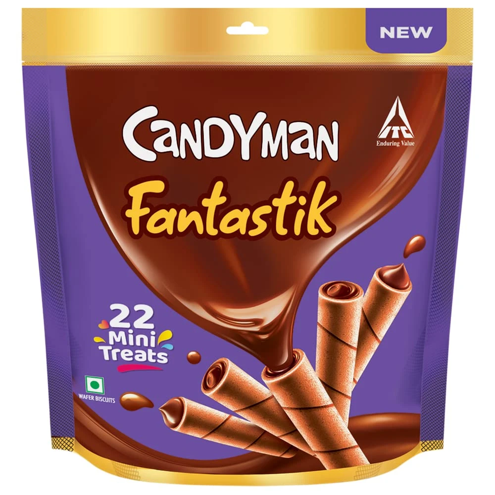 Sunfeast Fantastik Mini Treats (Homepack) Wafer Roll 125.4 g