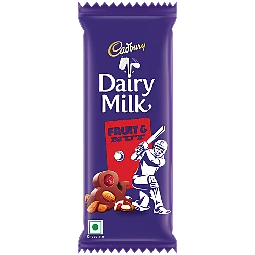 Cadbury Dairy Milk Fruit & Nut Chocolate Bar Cricket Pack 75 g