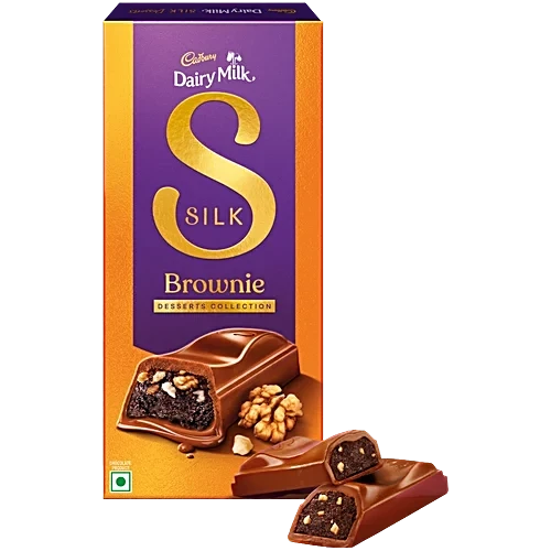 Cadbury Dairy Milk Silk Desserts Brownie Milk Chocolate Bar 140 g