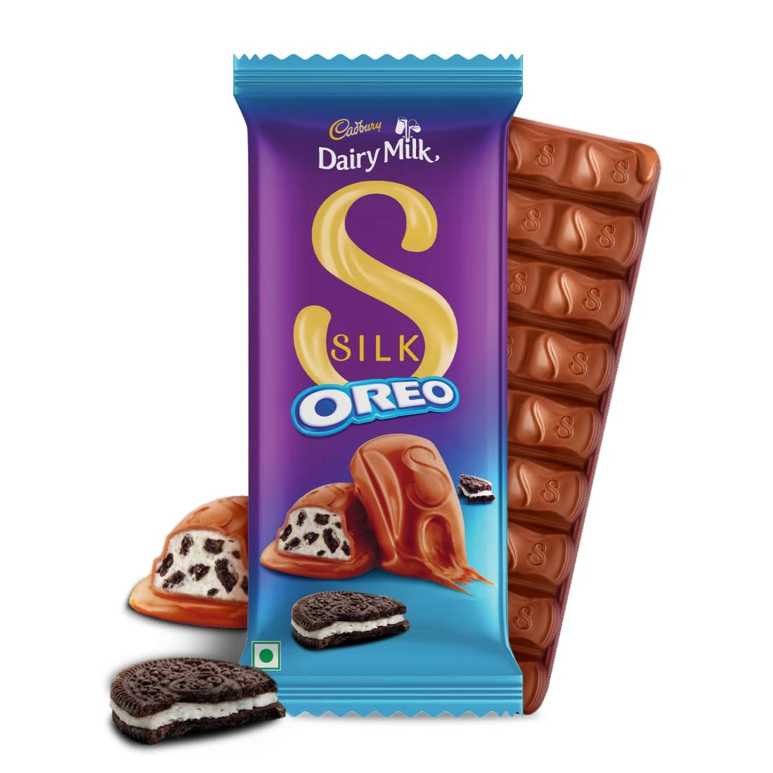Cadbury Dairy Milk Silk Oreo Large Milk Chocolate Bar 124 g