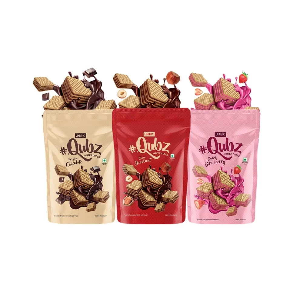 Unibic Qubz Assorted Wafer Chocolate 3 x 30 g