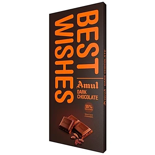 Amul Best Wishes Dark Chocolate Bar 150 g