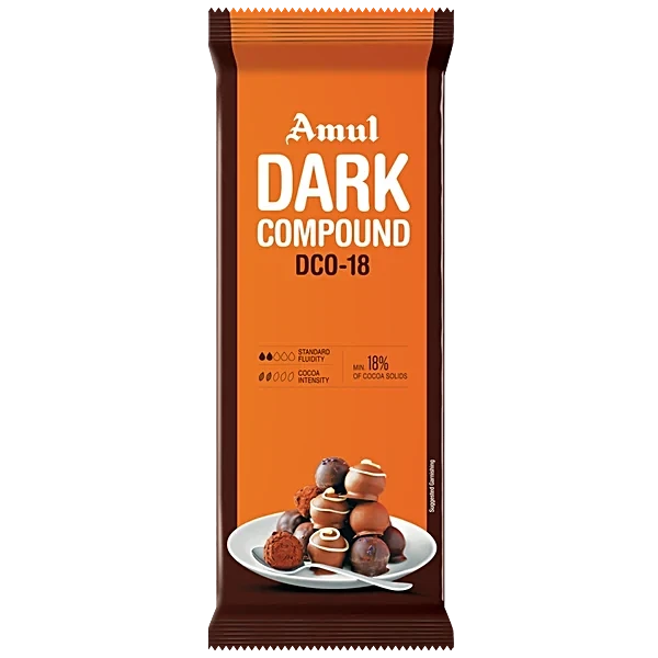Amul Dark Compound Chocolate Bar 500 g