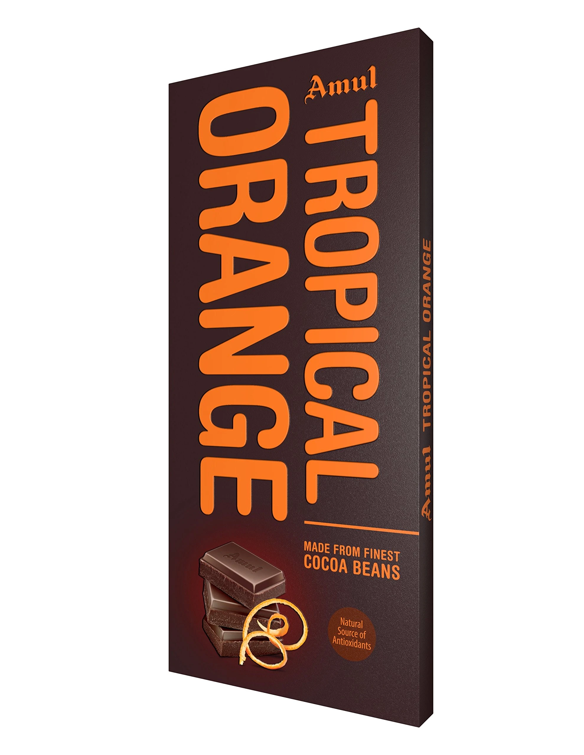 Amul Tropical Orange Dark Chocolate Bar 150g
