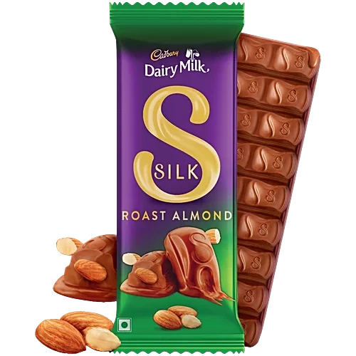 Cadbury Dairy Milk Silk Roast Almond Milk Chocolate Bar 134 g