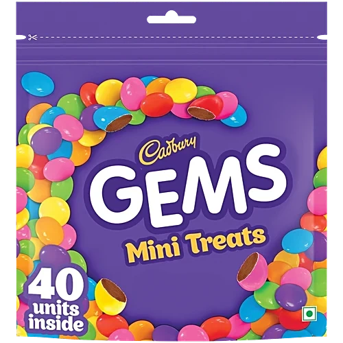 Cadbury Gems Mini Treats Shaped Chocolate Pack 117.55g