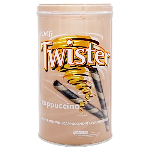 Delfi Twister Wafer Roll With Cappuccino Flavoured Cream 320 g