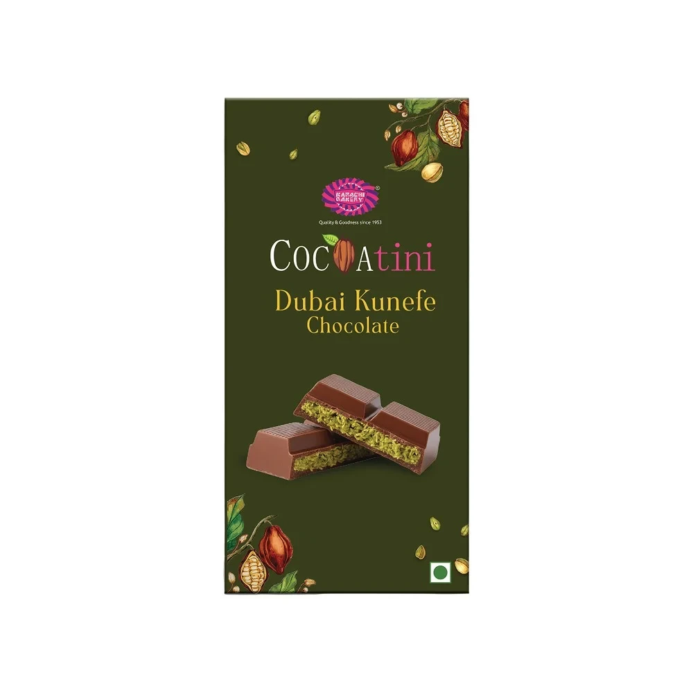 Karachi Bakery Dubai Kunafa Chocolate Bar (200 g)