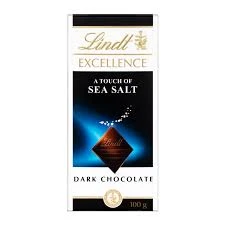 Lindt Excellence Sea Salt Dark Chocolate Bar 100 g
