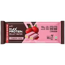 RiteBite Strawberry Truffle Millet Wafer Protein Bar 40g
